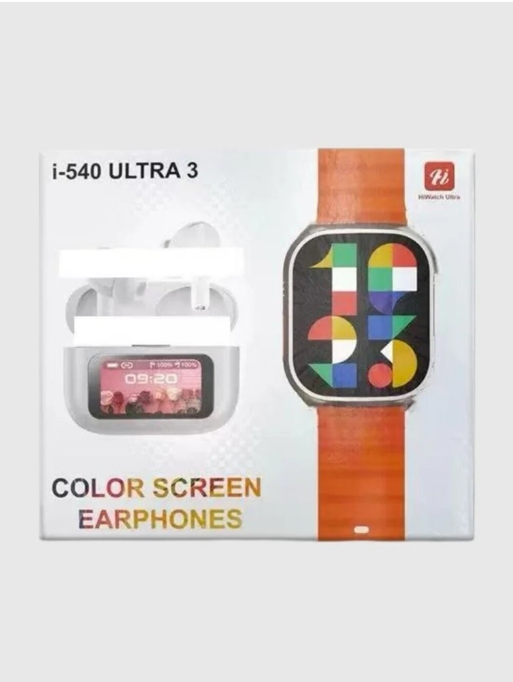 Hiwatch i-540 Ultra 3 Smartwatch With Wireless Earphones